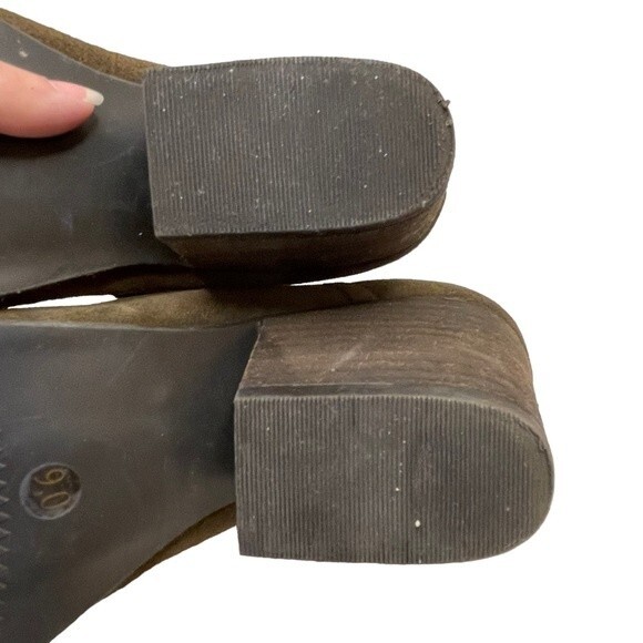 Steve Madden Tank Ankle Boots Adelphie Green 9 - Picture 13 of 14